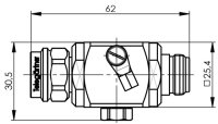 N-Überspannungsableiter (M-F) 50 Ohm, 90 V...
