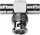 BNC-T-Stück 50 Ohm UG-274A/U; (f-m-f) (Telegärtner J01004C0616)