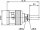 BNC-Kabelstecker Cr/Cr 75 Ohm (0.37/1.6-2.4) (Telegärtner J01002A0051)