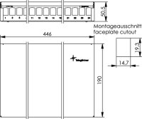 MPD24 AMJ/UMJ, inkl. Kabelführung reinweiß,...