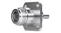 N-Kabeleinbaubuchse mit Flansch Cr/Cr G7 (RG-316/U); 50...