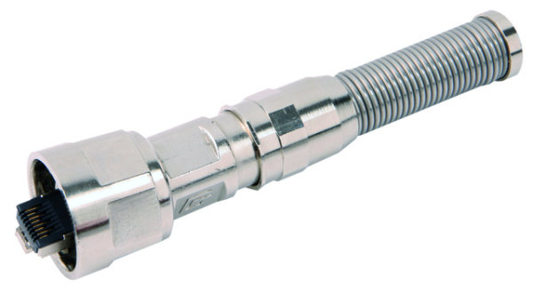 STX V1 RJ45 Steckerset, feldkonf. AWG22-26 Cat.6 Class EA (ISO) M BP m. Knickschutz (Telegärtner J80026A0008)