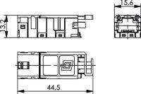 STX RJ45 Modul P Cat.6A (ISO/IEC) PROFINET...