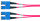 LWL Rangierkabel 2x E9/125 OS2, 2,0m 1x SC Duplex - 1x SC Duplex, bl (Telegärtner L00881A0006)
