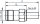 SMA-Kabelbuchse Cr Ni RG-174/U, RG-188A/U, RG-316/U (Telegärtner J01151A0059)