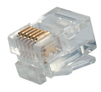Modular-Stecker MP6(6) AWG24-26/7 fester und Litzenleiter...