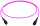 MPO black female patch cord 1m type A, round cable violet 50µ OM4 (Telegärtner L00830A0006)