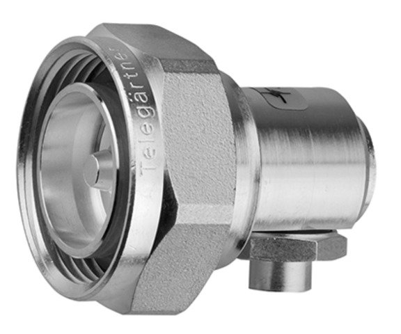 7-16 Kabelwinkelstecker Ag/Ag G9 (UT-250); OE 5085 (Telegärtner J01120B0024)