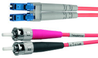 Duplex-Adapterkabel 9/125 OS2, L=2 m 2xST Stecker,1xLC...