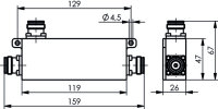4.3-10 Richtkoppler (f), 10 dB 698-2700 MHz, =-161 dBc...