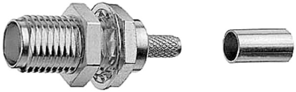 SMA-Kabeleinbaubuchse Cr Au G7 (RG-316/U) (Telegärtner J01151A0671)
