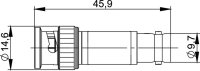 BNC-Dämpfungsglied 10 dB, 50 Ohm (m-f)...