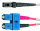 LWL-Duplex-Adapterkabel 1. Seite MT-RJ, 2. Seite SC Duplex (mit Klammer für flexiblen A/B-Wechsel) G50/125 1,0 m (Telegärtner L00890C0024)