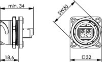 STX V1 Flanschset LC-D Kupplung SM (Telegärtner...