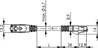 STX RJ45-RJ45 VL Profinet Cat.5...