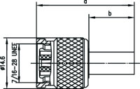 R-TNC Stecker Reverse Cr/Cr G1 (RG-58C/U)...