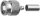 R-TNC Stecker Reverse Cr/Cr G1 (RG-58C/U) (Telegärtner J01010R0000)