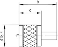UHF-Kabelstecker Cr/Cr, 50 Ohm G30 (1.5/3.8), G54...