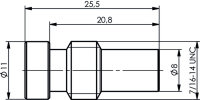 UHF-Reduzierschraube UG 176/U (AG); RG-59B/U...