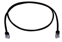 Patchkabel F/UTP Cat.5e, 1,0 m MP8 FS100, LSZH, schwarz,...