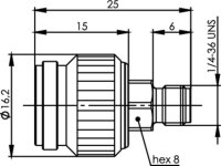 Adapter TNC-SMA (m-f) (Telegärtner J01019A0032)