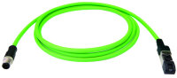STX M12x1-RJ45 VL D-kod. Cat.5...