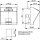 Modulaufnahme 45x45 1-fach für BR, 45° Auslass, weiß, unbestückt (Telegärtner H02010C0064)