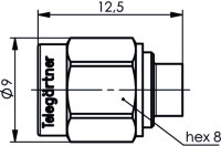 SMA-Kabelstecker Au RG-402/U; UT-141  F0921899R1A...