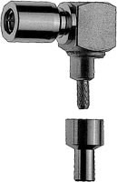 SMB-Kabelwinkelbuchse cr Au 50 Ohm G7 (RG-316/U)...