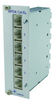 Mini-Verteiler 3HE/7TE geschirmt MPD6-HS K Cat.6A...