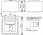 Modul-Aufnahme AP 80x80 1-fach 45° Auslass, alpinweiß, unbestückt (Telegärtner H02000A0090)