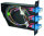 FanOut-Modul with 6xLC APC D SM green type A, 1xMPO APC male with FanOut 12x9µ OS2 (Telegärtner H02050F4141)