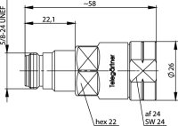 N-Kabelbuchse SIMFix G23 (1/2" Flex)...