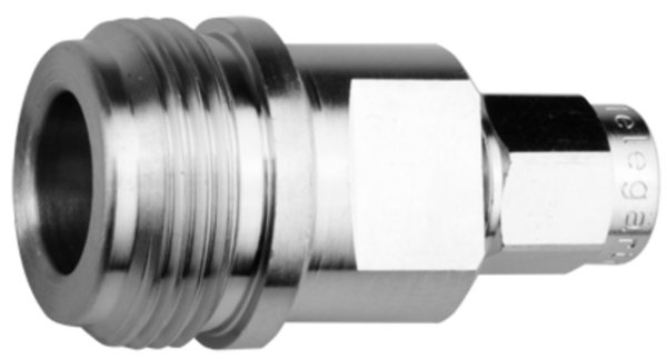 Adapter N - R-SMA, 50 Ohm, TA (F-M) (Telegärtner J01027R0000)
