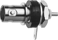 BNC-Einbaubuchse löt 50 Ohm mit Isolierscheiben...