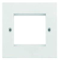 Abdeckrahmen 2-fach 86x86x9,3 weiß...