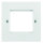 Abdeckrahmen 2-fach 86x86x9,3 weiß (Telegärtner B00005A0011)