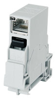 STX Tragschienen-Verbinder RJ45 Kupplung Cat.6 Class EA...