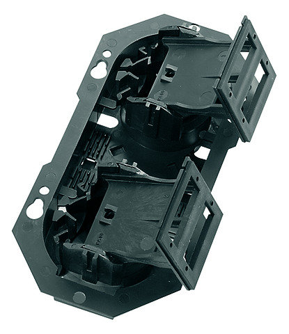 LWL-Anschlussdose OAD für 2xSC Duplex oder 2xLC Quad Kupplung (Telegärtner H02051A0002)
