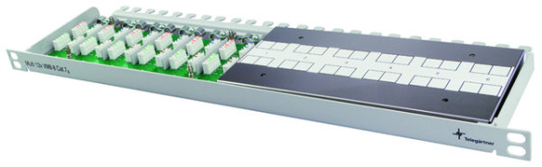 Multi-VM 8-8 Cat.7A (ISO/IEC) AWG26-22; 19" 1/2 HE (Telegärtner J00060A0072)