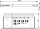 Multi-VM 8-8 Cat.7A (ISO/IEC) AWG26-22; 19" 1/2 HE (Telegärtner J00060A0072)