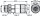 STX M12x1 KD X-kod. Cat.6A CS8X180-3-5IDC533FA000 (Telegärtner J80029A0500)