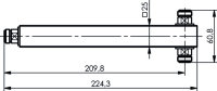 N 2-Way Power Splitter (f) 575-3800 MHz, =-161 dBc...