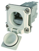 STX V6 Flanschset AMJ-Kupplung Cat.6A (Telegärtner...