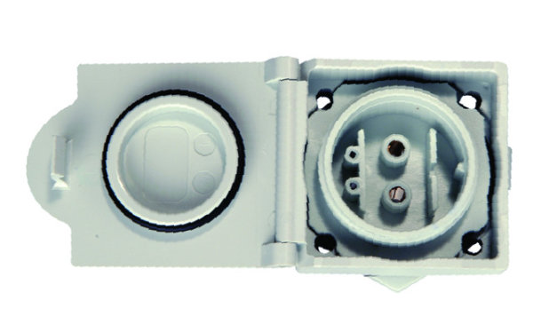 LWL Flanschkupplung 2xSC IP67 Industrie für Multimode (Telegärtner J08084A0000)