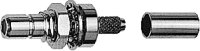 SMB-Einbaustecker Cr/Cr Au G3 (RG-178B/U)...