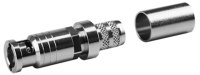 Mini HD-BNC-Kabelstecker G27 (1.0/4.6-6.7); löt/Cr ;...