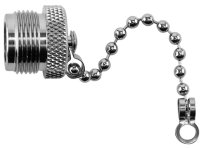 Abdeckkappe für N-Stecker mit Kette; 5/8"-24...