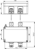 STX V4 Doppelanschlussdose (Telegärtner H82000A0002)