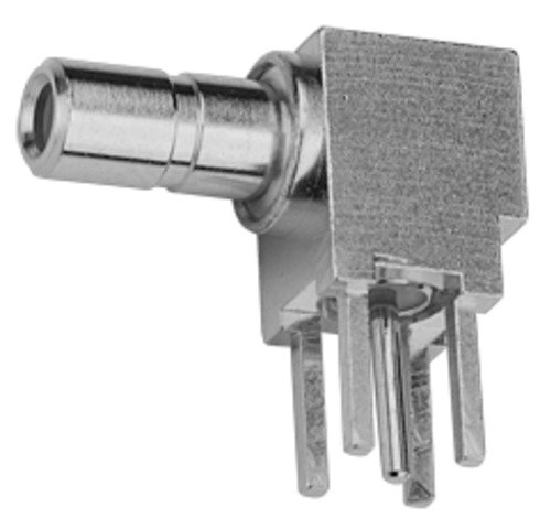 SSMB-Winkelanbaustecker Au 50 Ohm für gedruckte Schaltungen (Telegärtner J01190A0041)